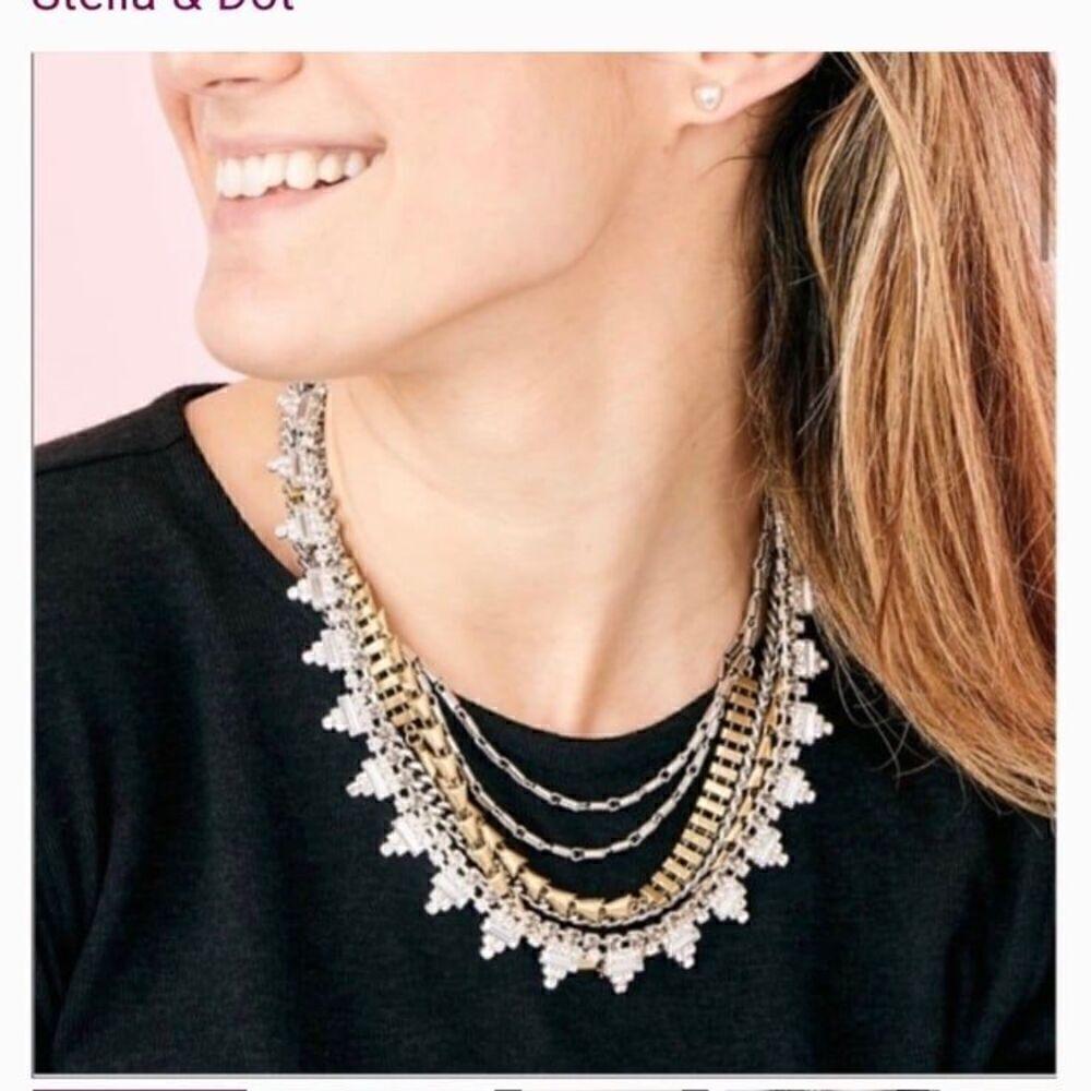 NIB Stella & Dot Sutton Collier Necklace - 5 Ways to Wear!